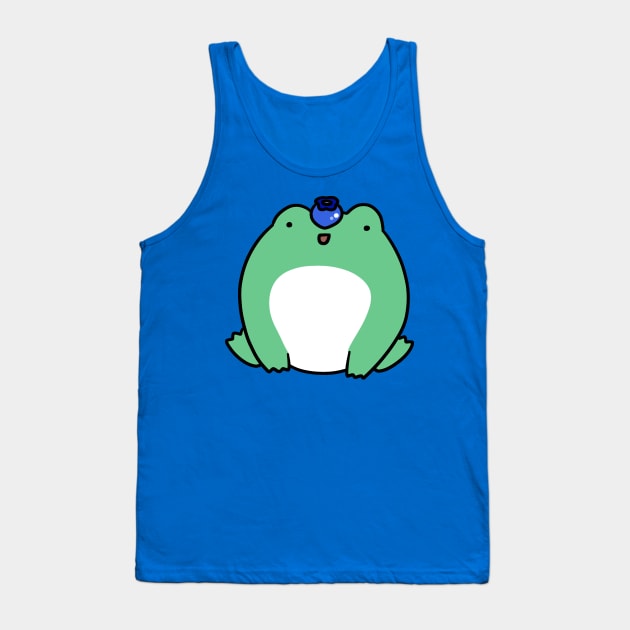 Blueberry Frog Tank Top by saradaboru